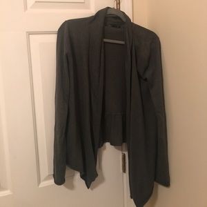Gray cardigan